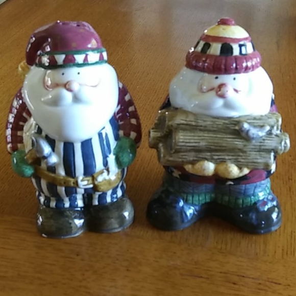 Sakura China Other - Santa Salt & Pepper Shakers Sakura China Woodland